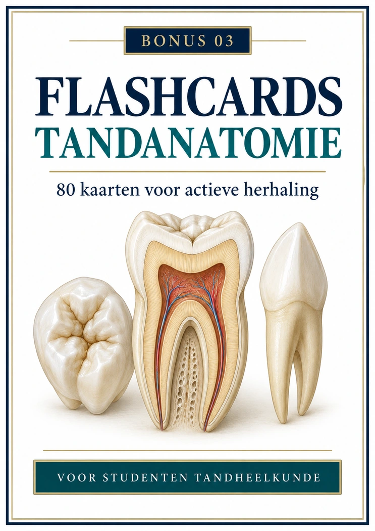 Omslag: Flashcards tandanatomie