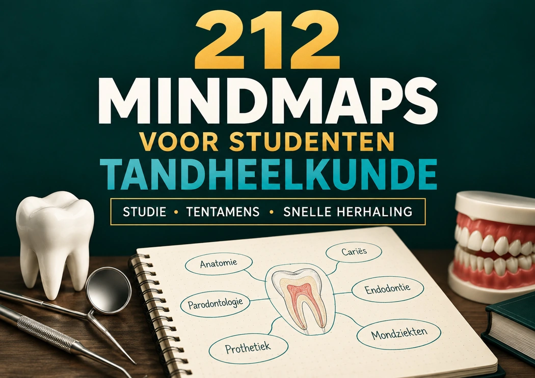 212 mindmaps voor studenten tandheelkunde