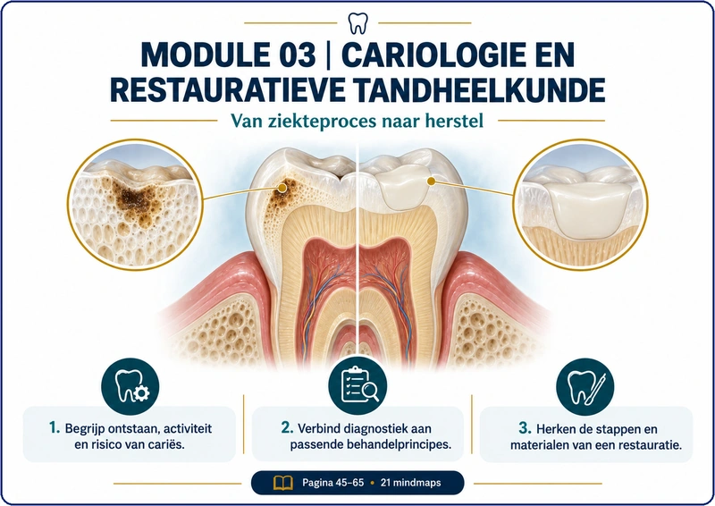 Omslag: Cariologie en restauratieve tandheelkunde